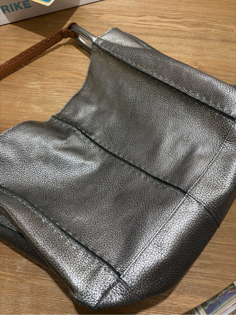 The Sak Los Feliz Large Tote Bag, Metallic Silver - Picture 16 of 16